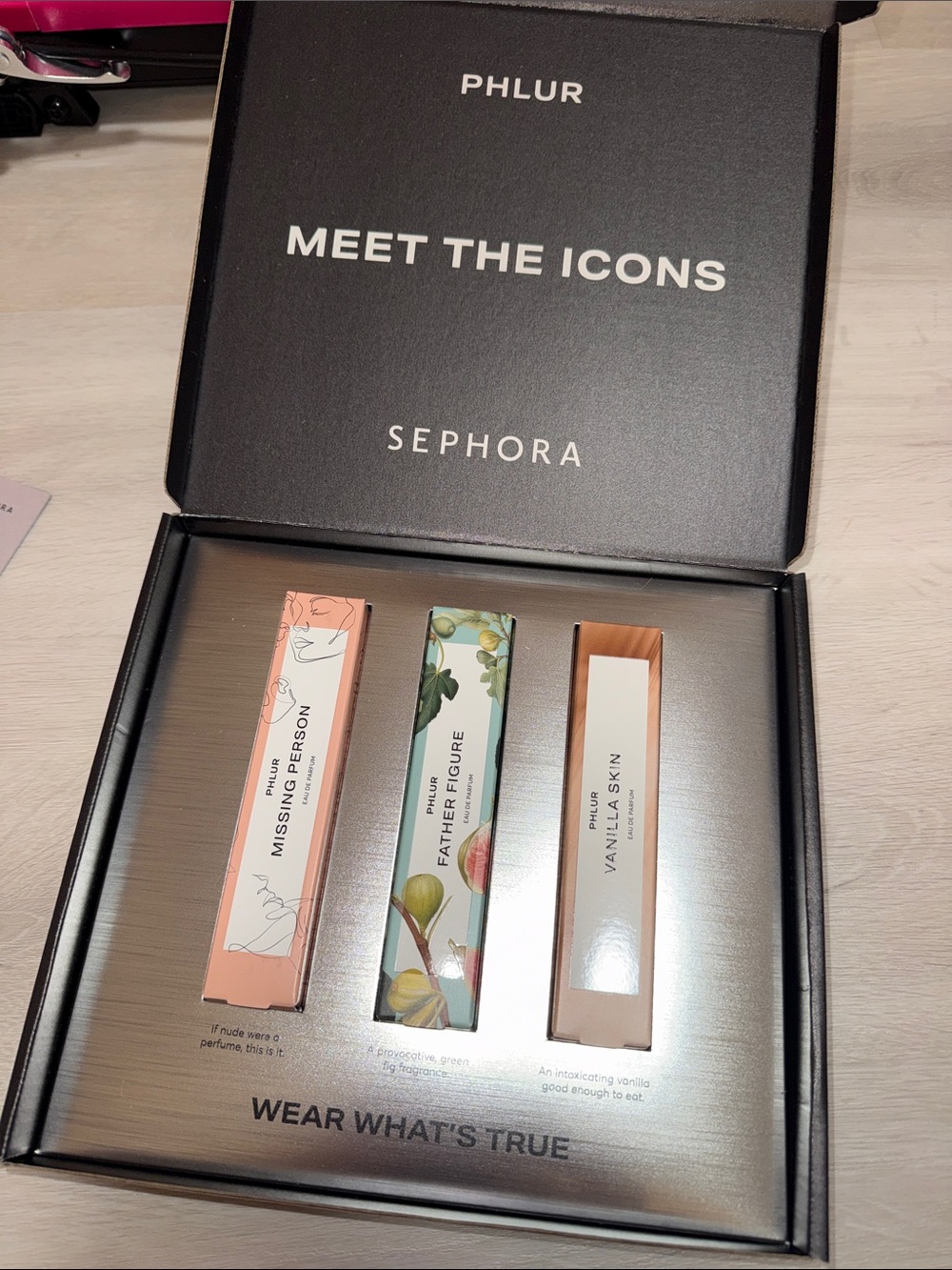 Phlur Meet The Icons Fragrance Trio PR BOX